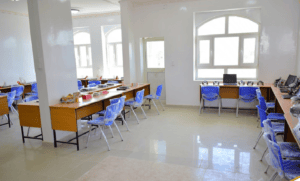 معمل الروبوتات في قسم هندسة الميكاترونكس بالجامعة التخصصية الحديثة