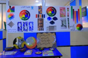 معرض نظرية الألوان في الجامعة التخصصية الحديثة | المعرض السنوي لنظرية الألوان لطلبة التصميم الداخلي | مشاريع طلبة التصميم الداخلي في نظرية الألوان | معرض مشاريع التصميم الداخلي في الجامعة التخصصية الحديثة