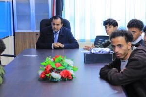 لقاء رئيس الجامعة بالطلبة