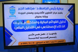 A workshop on financial statement analysis