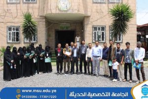 نزول ميداني لطلبة ادارة الاعمال إلى المؤسسة العامة لتنمية وإنتاج الحبوب