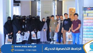 نزول ميداني لطلبة هندسة التصميم الداخلي لمجموعة من شركات الطلاء