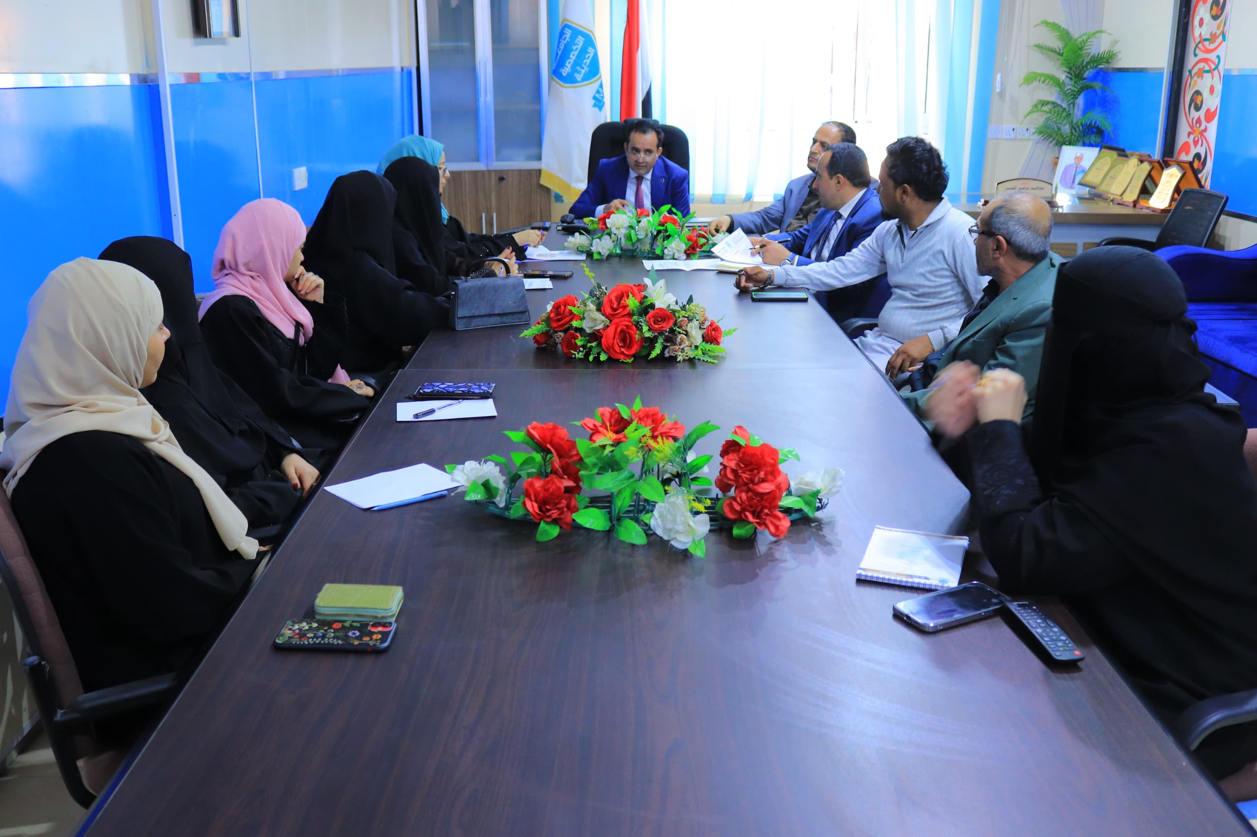 قيادة الجامعة تعقد لقاء تشاوري مع مختصي القبول والتسجيل