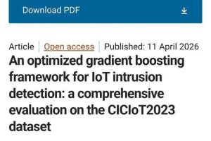 تطبيقات الذكاء الاصطناعي لتأمين شبكات انترنت الاشياء