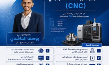 الجامعة التخصصية الحديثة تعلن عن اقامة دورة الهندسة التطبيقية لأنظمة (CNC)