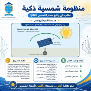 مشروع ميكاترونكس المنظومة الشمسية الذكية