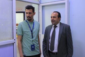 زيارة ميدانية لمستشفيات فلسطين والروضة
