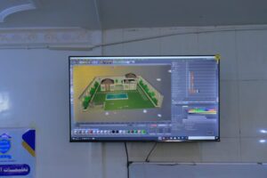 تصميم واجهات المحلات في اليمن | مشاريع الواقع الافتراضي في الجامعة التخصصية الحديثة | الواقع الافتراضي باستخدام Blender | 