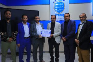 تكريم د. يحيى البشاري في الجامعة التخصصية الحديثة تكريم د. يحيى البشاري في الجامعة التخصصية الحديثة