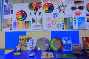 معرض نظرية الألوان في الجامعة التخصصية الحديثة | المعرض السنوي لنظرية الألوان لطلبة التصميم الداخلي | مشاريع طلبة التصميم الداخلي في نظرية الألوان | معرض مشاريع التصميم الداخلي في الجامعة التخصصية الحديثة